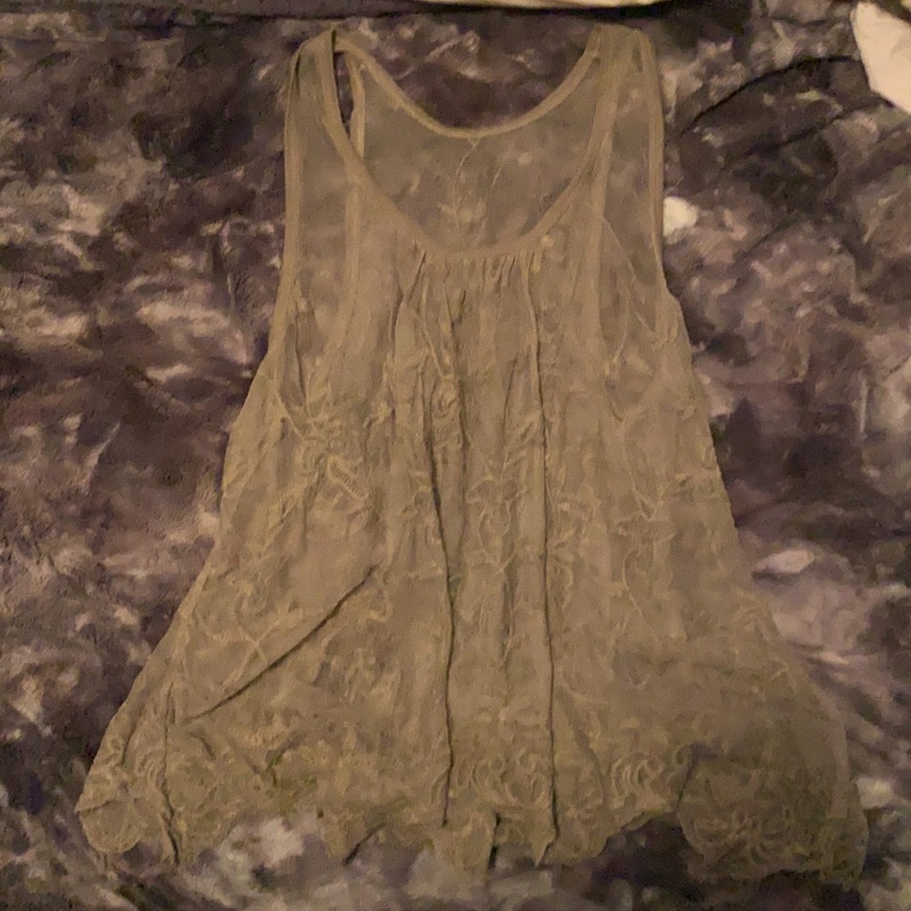 Lace tank top